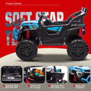 24V 400W Children’s Electric UTV with Remote Control, 4-Wheel Suspension, Bluetooth, MP3, and LED Lights
