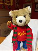 Rare 14" ROLO Bear Roller Skating Toy - Battery Operated and Tested