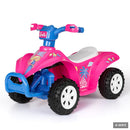 Barbie 6V ATV Quad Ride-On Toy for Kids with Rechargeable Battery
