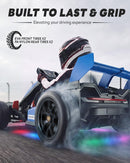 Okay Run 36V Electric Kids' Go Kart, Porsche Drift Kart, Blue