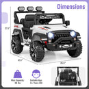 12V Electric Ride-On Truck for Kids with Dual Motors, Spring Suspension, and Remote Control