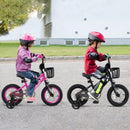 14-Inch Bicycle for Kids with Basket and Training Wheels for Ages 4 to 5