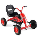 Kids 4-Wheel Pedal Go Kart with Steering Handle for Toddlers