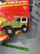 Classic LJN ROUGH RIDERS Green Military CJ Jeep 4x4 Truck