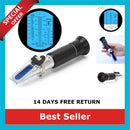 Multifunctional Refractometer for Antifreeze, Coolant, Battery Acid, and DEF