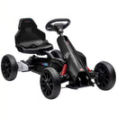 Aosom Black 12V Electric Go Kart for Children Ages 3-8
