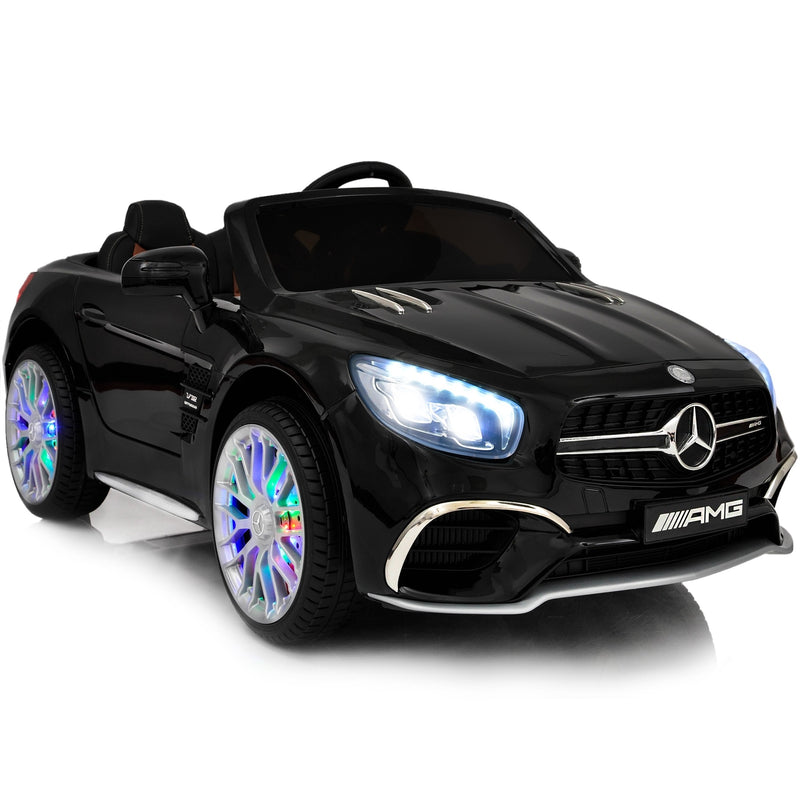Kids Ride-On Remote Control Car with MP4 Screen LED Wheels Licensed Mercedes-Benz Various Colors