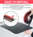 22Ft T-Shaped Rubber Windshield Seal Strip for Cars