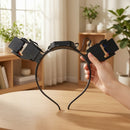 Black Cosplay Headband with Adorable Mechanical Ears