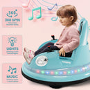12V Electric Kids Bumper Car with 360° Spin Function