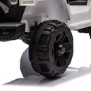 12V Remote-Controlled Electric Jeep Truck Toy for Kids in White
