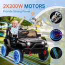 24V Electric Kids Jeep Ride-On Toy with Remote Control, LED Lights, and MP3 Player