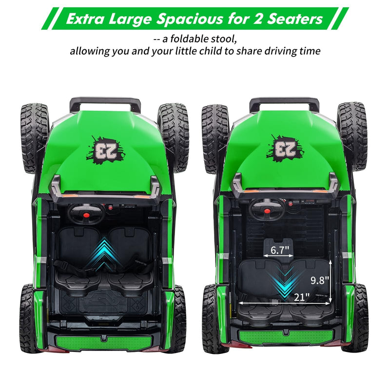 24V Electric 4WD Off-Road Ride-On UTV Quad Car for Kids