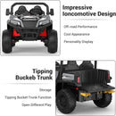 24V Remote Control Electric Dump Truck with Dump Bed and Bonus Shovel