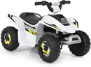6V Electric Quad ATV for Kids with Forward/Reverse Function - White