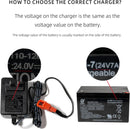 24V Power Charger and Battery Wire Harness for Kids' Electric Ride-On Cars