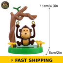 Solar-Powered Dancing Monkey Bobblehead for Car Decor