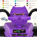12V Kids Electric ATV for All-Terrain Adventures with LED Lights and Versatile Dashboard