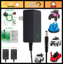 Universal 12V Charger for Children's Ride-On Vehicles, SUVs, ATVs, and Bumper Cars