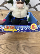 Gemmy 2007 Animated Fishing Plush Tabletop Decor with "Woo Hoo" Sound