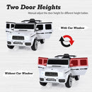 12V Licensed Mercedes-Benz G63 Kids Ride-On Car with Music and Remote Control in White