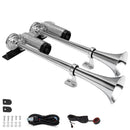 Truck Air Horn Kit with Bracket, Compressors, and Button