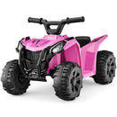 Black 6V Ride-On ATV Quad 4-Wheeler Toy Car for Toddlers Ages 1.5-3 Years, 1.8MPH