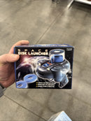 Retro Foam Disc Launcher Toy with Blinking Lights and 10 Discs