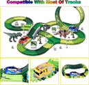 Glow in the Dark Racing Car Set with 5 Flashing LED Lights!