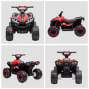 Electric Battery-Powered 4-Wheeler ATV Ride-On for Kids - Red