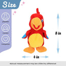 Interactive 8-Inch Plush Talking Parrot Toy for Kids