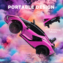 12V Pink Lamborghini SIAN Electric Ride-On Car for Children