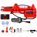 12V Electric Scissor Jack Set for Vehicles, 3 Ton Capacity, Adjustable Lift Height 5"-17"