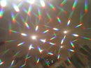 Set of 5 Neon Green Prism Glasses for Rainbow Effects and Camera Fun