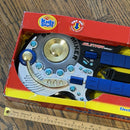 Retro Double Neck Guitar Toy with Lights and Sound Effects, Fully Functional