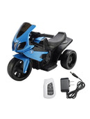 6V Electric 3-Wheel Ride-On Motorcycle for Kids with Remote Control and LED Lights