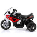 Children's 6V Electric Ride-On Motorcycle - Licensed BMW Design, Dark Red, Safe & Enjoyable