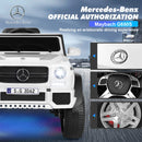 White 12V Electric Ride-On Car for Kids with 3 Speeds, Music, LED Lights, MP3, and Remote Control