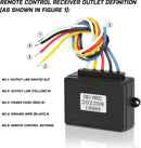 Wireless Winch Remote Control Kit for Cars, ATVs, and SUVs - 12V