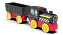 Motorized Magnetic Train Toy for Wooden Tracks