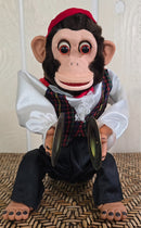 Monkey Charley The Chimp Vintage Electronic Battery Operated *NOT WORKING