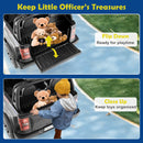 24V All-Terrain Electric Ride-On Toy with Megaphone Siren and Flashing Lights
