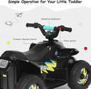 6V Battery-Powered Kids ATV Quad with Forward and Reverse Motion