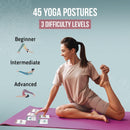 Merka Yoga Flashcards Set - 50 Durable Cards for Women’s Yoga Inspiration