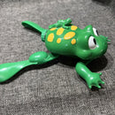 Froggy The Frog: Vibrant Green Bath Buddy Also Scoots On Floor Pool Toy Works!