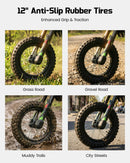 Electric Off-Road Dirt Bike for Children 5-10 Years Old, Green