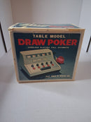 WACO 1971 Draw Poker Table Model Battery Operated Casino Game