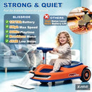 12V 7Ah Electric Ride-On Toy Car for Kids - Wiggle and Clean