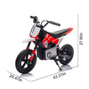 24V Children's Electric Motocross Bike with 200W Hub Motor and LED Music Features