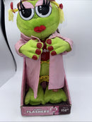 Flirty Flashing Frog: Dancing and Singing to It’s Raining Men